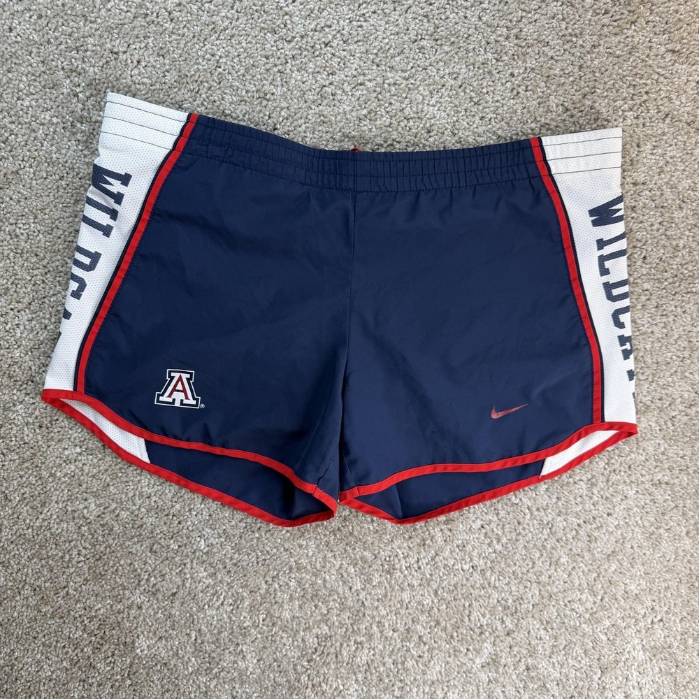 Arizona Wildcats Shorts Womens Small Blue NCAA Dri Fit Nike Running Athletic